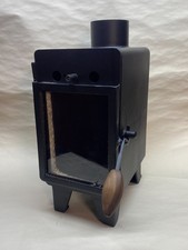 Small wood burning stove, ideal for camper vans, Garden sheds. Summer house. 