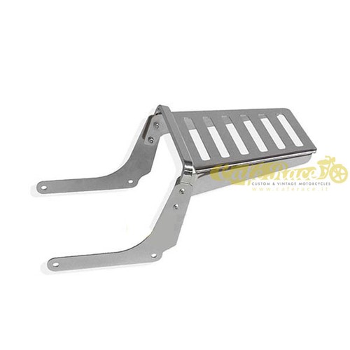 Chrome luggage rack top case - chrome,