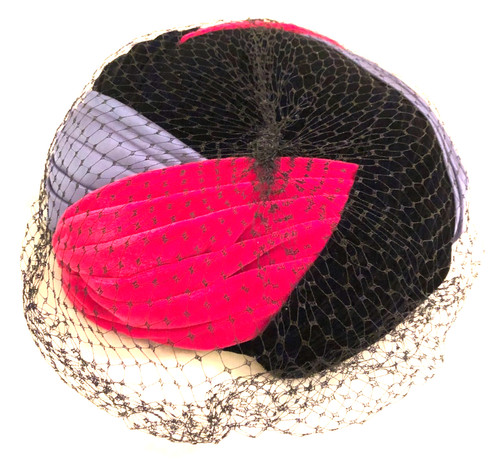 Vtg pillbox hat juliet - vtg, hat/juliet