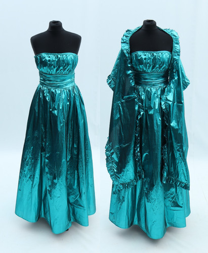 Vintage 80s prom dress john - 80s,