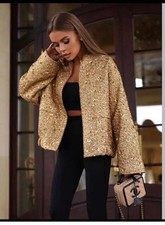 ZARA ZW COLLECTION Sz M SEQUIN