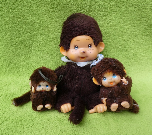 Monchichi family vintage - monchichi,