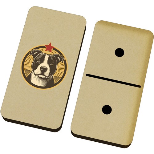 Staffordshire terrier domino - 'staffordshire, terrier'