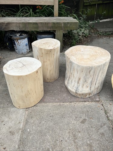 Tree stumps rustic stools - tree,