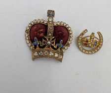 Vintage Rhinestone Crown Jewel