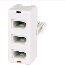 Telephone Phone Socket TRIPLE