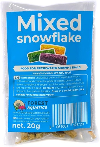 Mixed snowflake food - mixed,