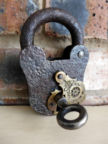 Antique vintage padlock - antique, with