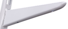 Twin Slot Brackets White