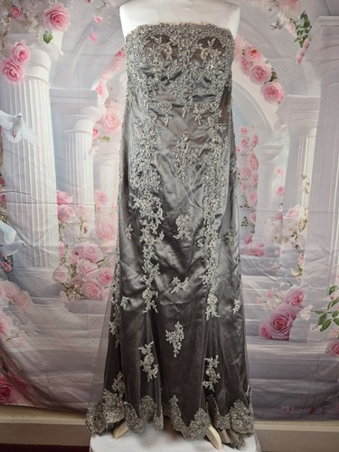 Terani couture silver gray - terani,