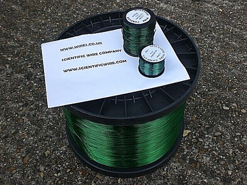 Green enamelled copper - green,