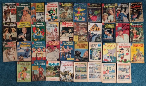 Dell comic lot 1950s - dell,