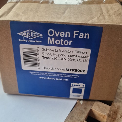 Mtr8002 oven fan motor new - mtr8002,