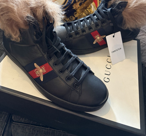 Gucci ace high - bee, fur