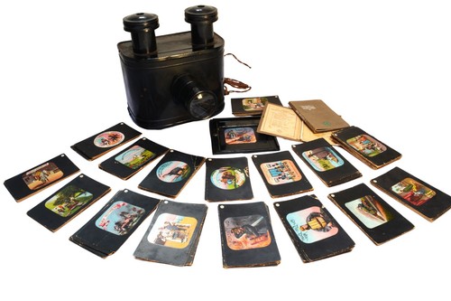 Antique magic lantern - antique,