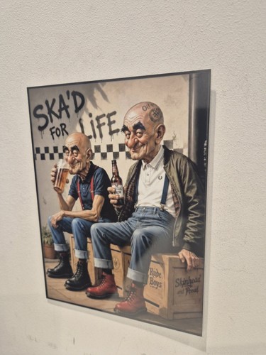 Ska for life metal tin - life, wall