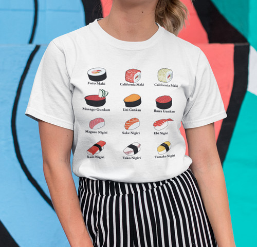 Womens types sushi t - of,