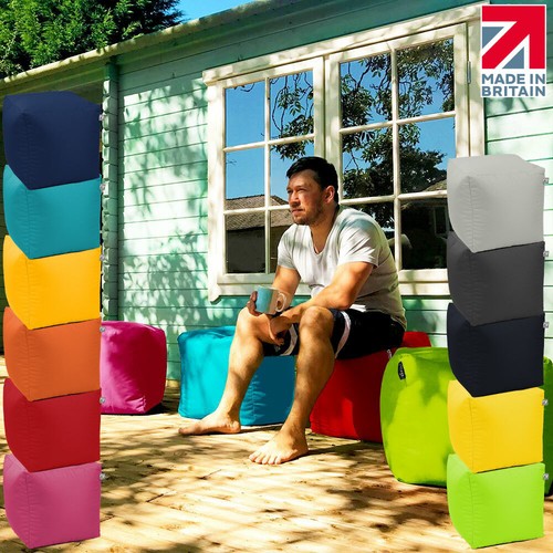 Outdoor cube bean bag garden - outdoor,