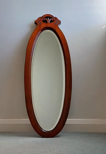 Edwardian hall mirror - ,