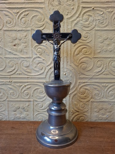 Antique crucifix with holy - antique,