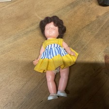 Vintage Miss Rosebud Doll Wearing A  Fairie Glen Tag Dress.