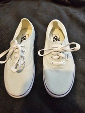 Vans Ladies Lime Green Flat Sneakers Trainers Size Uk3.5 Eur36 New