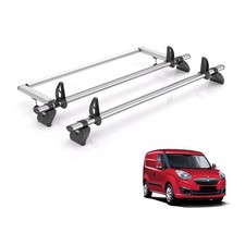 Vauxhall Combo Roof Rack Fits 2012-2018 2x Bars + Roller + Loadstops Rhino Fleet