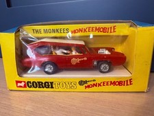 1967 Corgi 277 Monkeemobile Original Box Free shipping in North America
