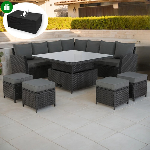 Spring garden seater rattan - 11-seater,