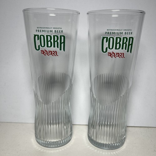Cobra pint beer glasses m12 - 2x,