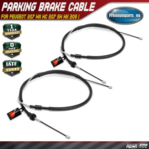 Handbrake cable rear side - rear,