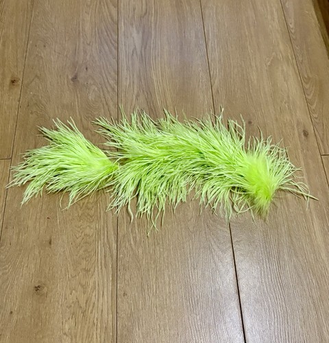Lime green ostrich feather - green, boa