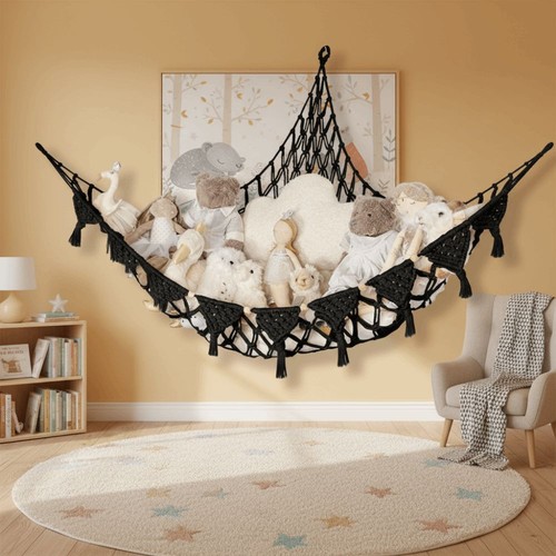 Jumbo toy hammock storage net - hammock,