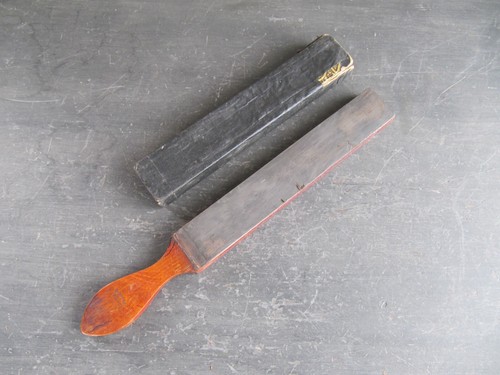 Vintage razor strop hamon - -,