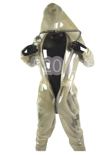 Unisex transparent latex - transparent,