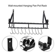 Hanging Pan Pot Rack Wall