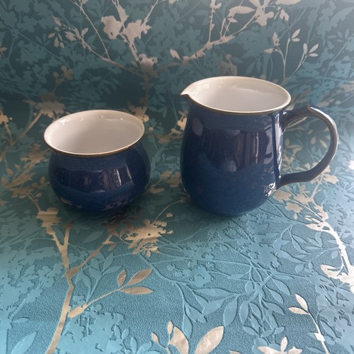 Denby imperial blue milk cream - denby,