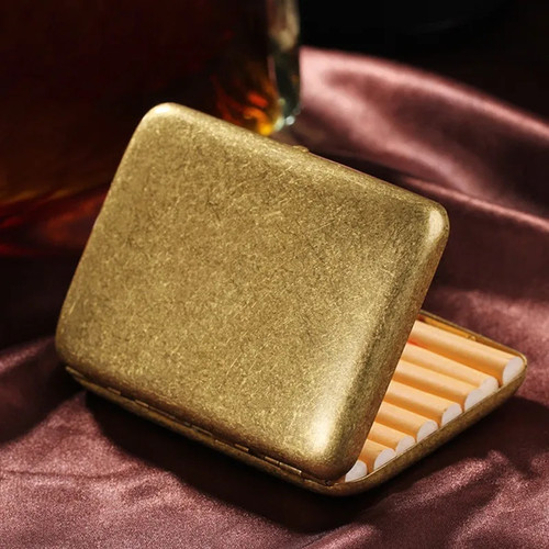 Vintage pure copper cigarette - vintage,