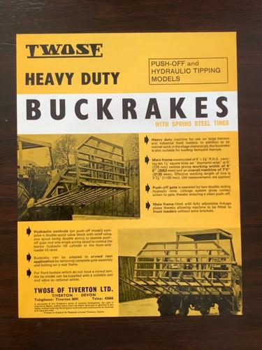Twose heavy duty buckrake - duty, s