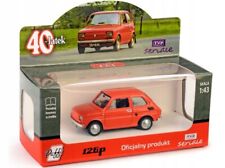 Poland TV Series 40-latek Polski Fiat 126p Red Diecast Model Car Box Scale 1:43