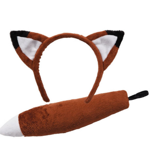 Adult child fox ears - child, on