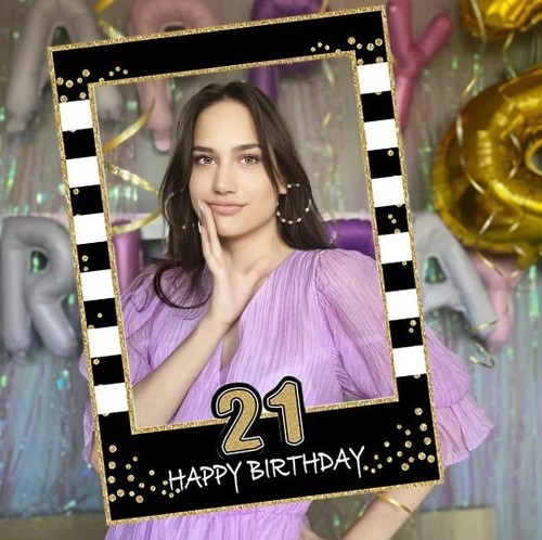 21st birthday frame - 21st, photobooth