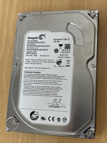 Seagate barracuda st3160815as - seagate,