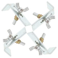  4 Pcs Bathroom Sink Mounting Bracket Heavy-duty Basin Supports Clips