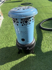 Vintage Hot Blast SMP Paraffin Heater Blue Enamel 