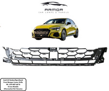 Front Bumper Lower Radiator Grille With Radar For Audi A3 8Y 2020 2021 2022 2023