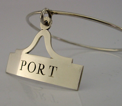 Sterling silver port decanter - port,