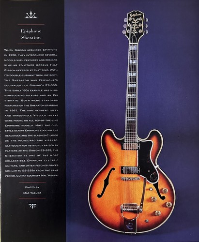 Epiphone sheraton guitar - epiphone,