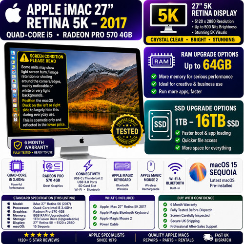Apple imac retina 2017 - apple,