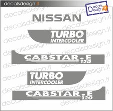 Adesivi autocarro camion Nissan cabstar 120 furgone decals